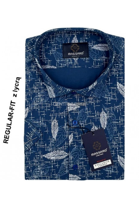 Koszula męska krótki rękaw Turecka (L-3XL) 11