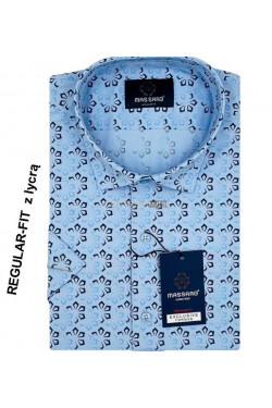 Koszula męska krótki rękaw Turecka (L-3XL) 1185