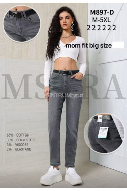 Jeansy damskie (M-5XL) M897-D