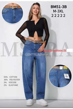 Jeansy damskie (M-3XL) BM51-3B