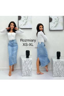 Spódnica jeansowa damska (XS-XL) 14