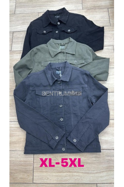 Kurtka jeansowa damska (XL-5XL) 1455