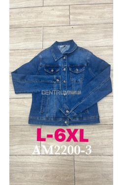 Kurtka jeansowa damska (L-6XL) AM2200-3
