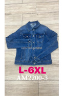 Kurtka jeansowa damska (L-6XL) 1