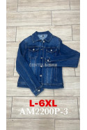 Kurtka jeansowa damska (L-6XL) 1