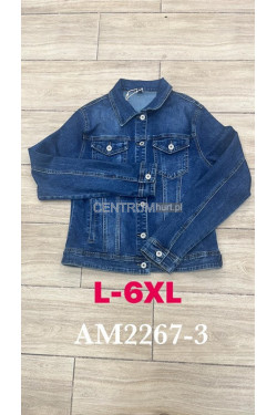 Kurtka jeansowa damska (L-6XL) AM2267-3
