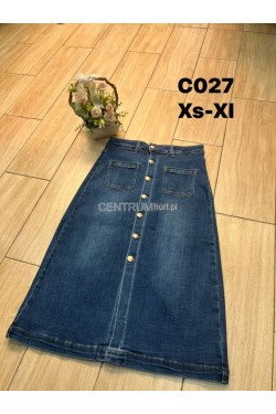 Spódnica jeansowa damska (XS-XL) C027