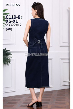Sukienka jeansowa damska (XS-XL) C119-8