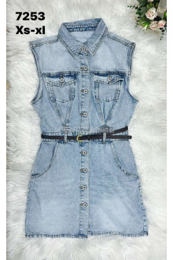 Sukienka jeansowa damska (XS-XL) 7253
