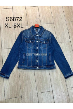 Kurtka jeansowa damska (XL-5XL) S6872