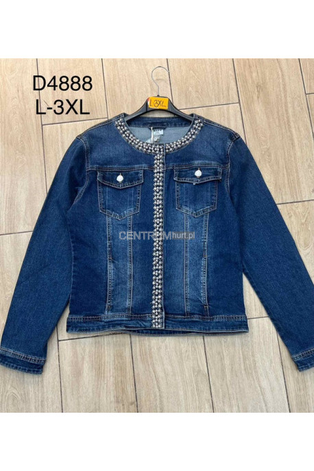 Kurtka jeansowa damska (XL-5XL) 1