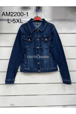 Kurtka jeansowa damska (L-5XL) AM2200-1