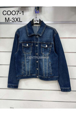 Kurtka jeansowa damska (M-3XL) C007-1