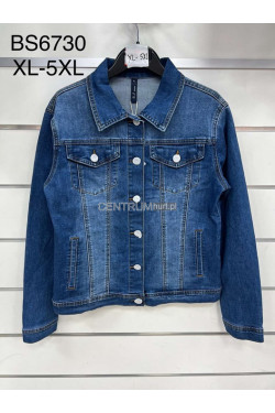 Kurtka jeansowa damska (XL-5XL) BS6730