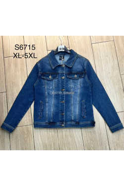 Kurtka jeansowa damska (XL-5XL) S6715