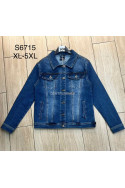 Kurtka jeansowa damska (XL-5XL) 1
