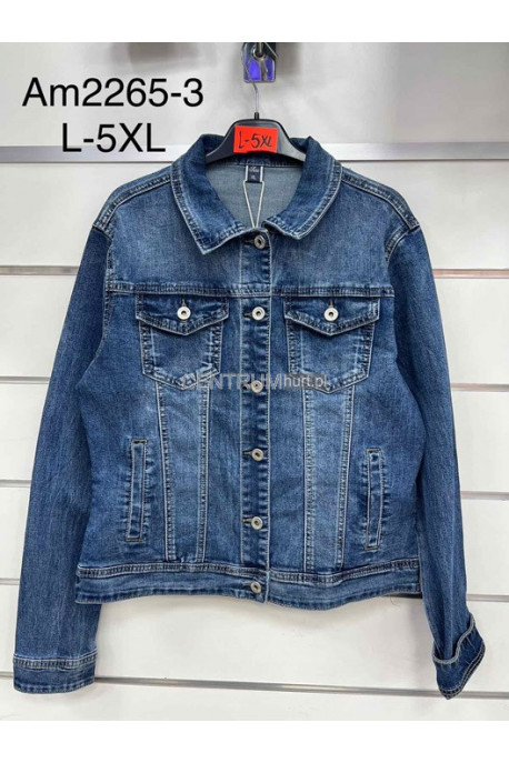 Kurtka jeansowa damska (XL-5XL) 1
