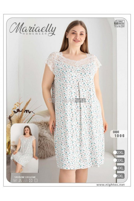 Koszula nocna damska Turecka (2XL-5XL) 1