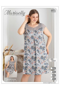 Koszula nocna damska Turecka (2XL-5XL) 1007