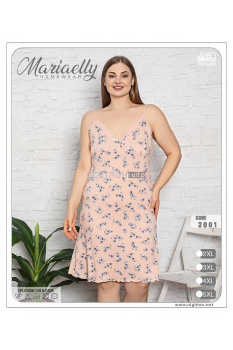 Koszula nocna damska Turecka (2XL-5XL) 1