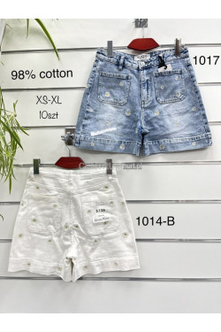 Szorty jeansowe damskie (XS-XL) 1014-B