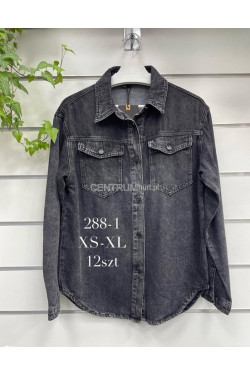 Koszule jeansowe damskie (XS-XL) 288-1