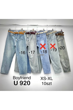 Jeansy damskie (XS-XL) U920