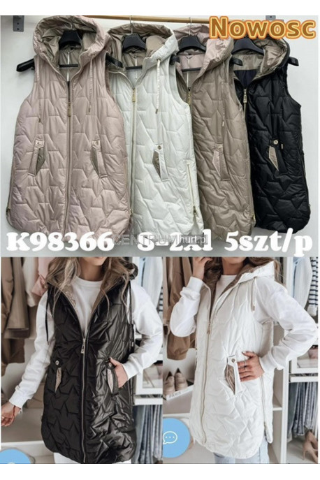 Kurtki kamizelki damskie (S-2XL) 1