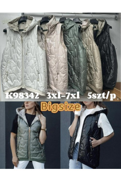 Kurtki kamizelki damskie (3XL-7XL) K98342
