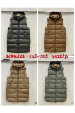 Kurtki kamizelki damskie (3XL-7XL) K98223