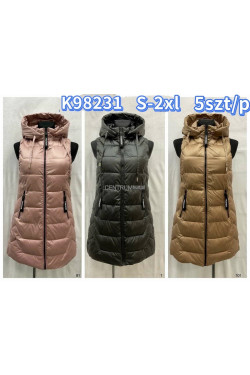 Kurtki kamizelki damskie (S-2XL) K98231