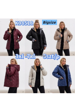 Kurtki damskie przejściowe (3XL-7XL) K98518