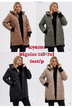 Kurtki damskie przejściowe (3XL-7XL) K98505