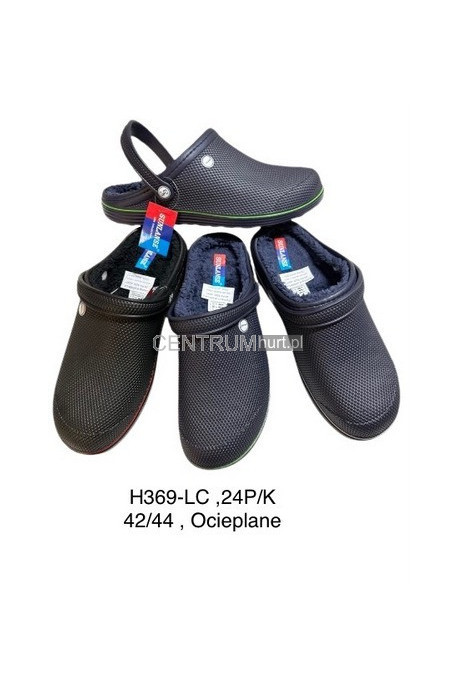 Klapki męskie ocieplane (43-48) h369-ld