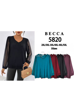 Bluzki damskie (2XL-5XL) 5820