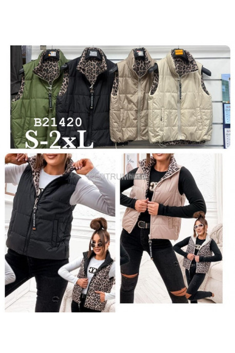 Kurtki kamizelki damskie (S-2XL) 1