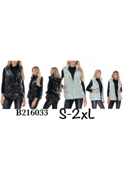 Kurtki kamizelki damskie (S-2XL) 6033