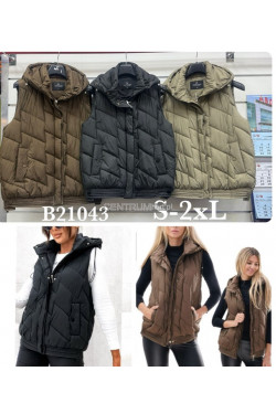 Kurtki kamizelki damskie (S-2XL) B21043