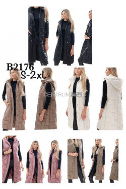 Kurtki kamizelki damskie (S-2XL) B2176