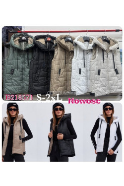Kurtki kamizelki damskie (S-2XL) 8571