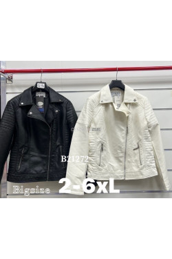 Kurtki skórzane damskie (2XL-6XL) B21272