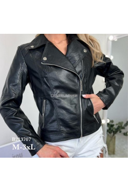 Kurtki skórzane damskie (M-3XL) 3707