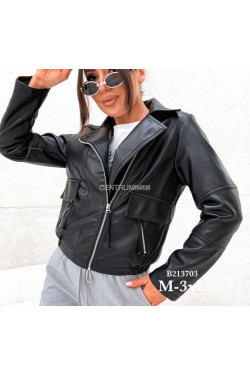 Kurtki skórzane damskie (M-3XL) 3703