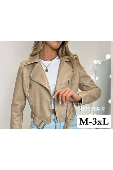 Kurtki skórzane damskie (M-3XL) 2