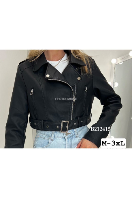 Kurtki skórzane damskie (M-3XL) 2