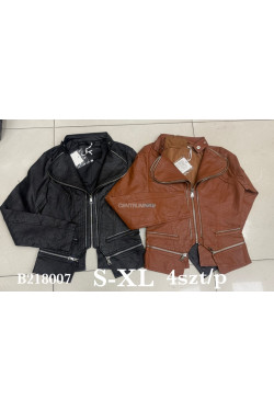 Kurtki skórzane damskie (S-XL) 8007