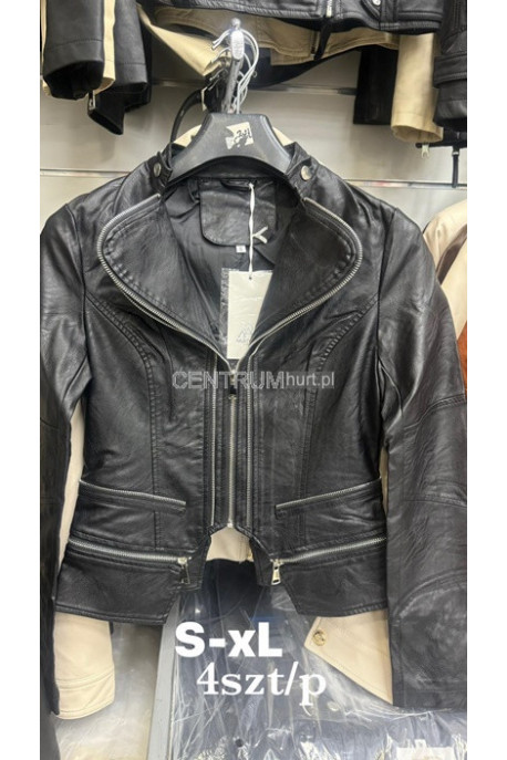Kurtki skórzane damskie (S-2XL) 2
