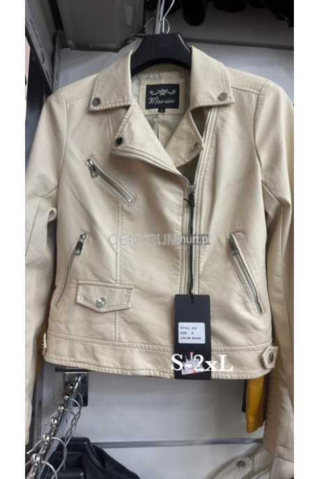Kurtki skórzane damskie (S-2XL) 2
