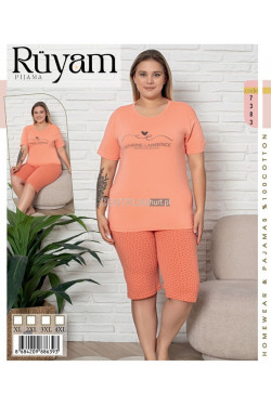Piżama damska (XL-4XL) 7383