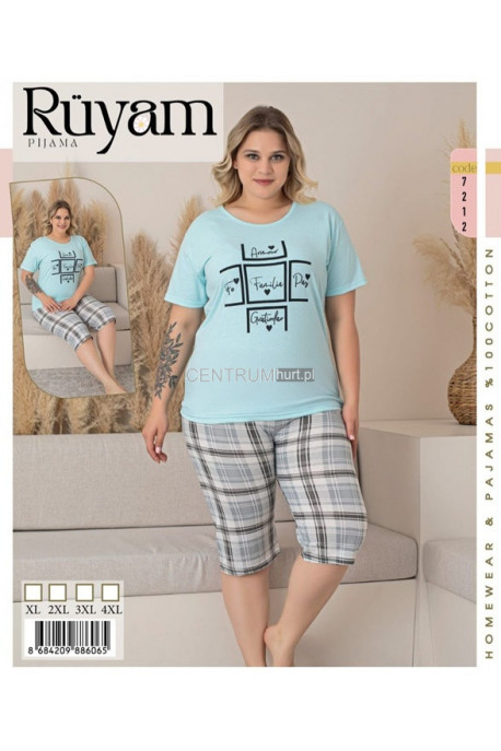 Piżama damska (XL-4XL) 1